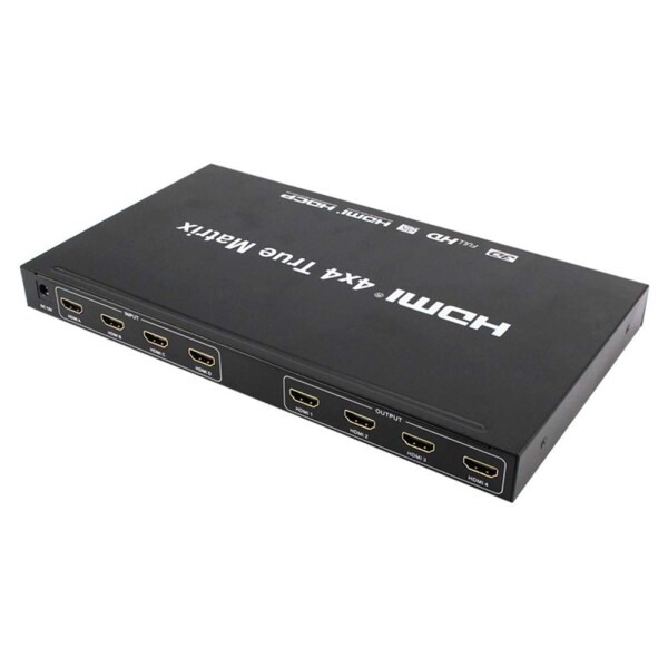 HDMIマトリックススイッチャー4 x 4 4 in 4 HDマトリックスバージョン1.4は4K 2K 3D TVスプリッターをサポート_1