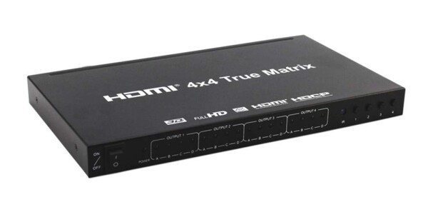 HDMIマトリックススイッチャー4 x 4 4 in 4 HDマトリックスバージョン1.4は4K 2K 3D TVスプリッターをサポート_8