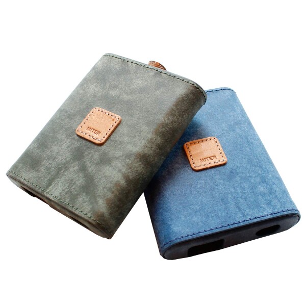 MITER ケース For iFi-Audio hip-dac 3 / 2 / 1 ヒップダック用 カバープロテクター手作りレザーケース hipdac3 case cover (Green)_1