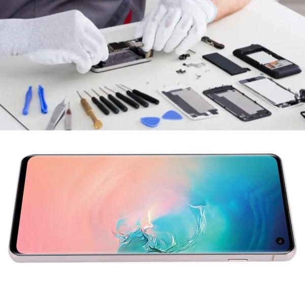 OLEDディスプレイデジタイザータッチスクリーンアセンブリ交換用 S10携帯電話、指紋機能および修復ツール付き、6.1インチ (金)_7