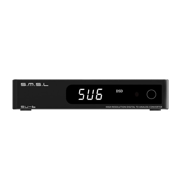 SMSL SU-6 Bluetooth 5.0 ES9038Q2Mチップ OPA1612*4 OP AMP DAC PCM32Bit 768kHz DSD512 LDAC デスクトップ Mini オーディオデコーダー (ブラック)