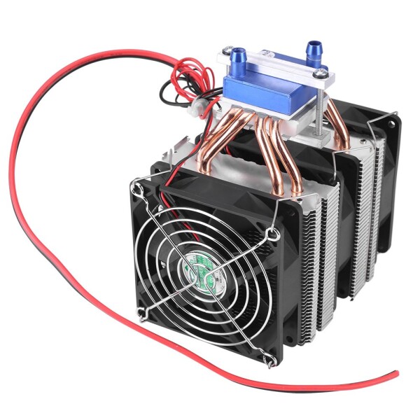 DC12V 半導体冷却器ペルチェシステム 120W 魚タンク用冷却装置 放熱器 冷凍モジュール DIYキット 30L水槽適用 注水口外径8mm 高効率冷却 For アクアリウム ペット飼育 水耕栽培 実験設備 工業