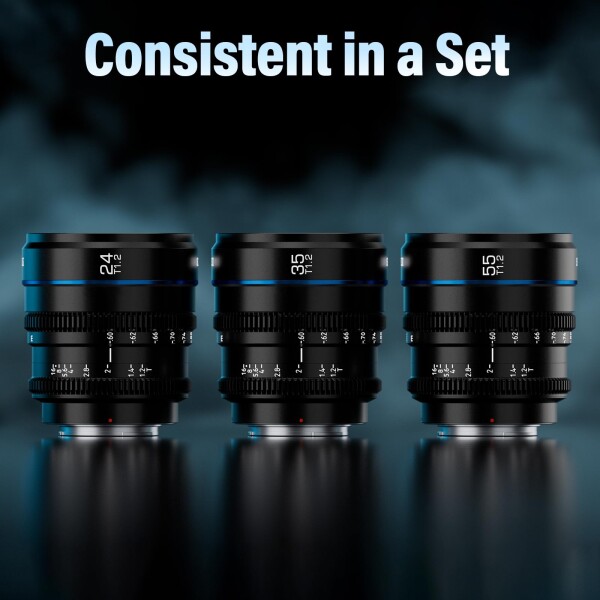 SIRUI Night Walker 24mm T1.2 シネレンズ 大口径マニュアルフォーカスレンズ (MS24M-B, M4/3マウント, ブラック)