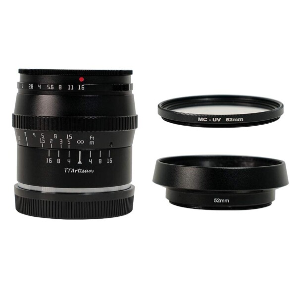 TTArtisan 50mm F1.2 APS-C マニュアルフォーカス 大口径 固定焦点 レンズ 黒 富士フイルム用 X XFマウント X-A10 X-A3 X-A5 X-H1 X-T2 X-T3 X-T10 X-T2 X-T20 X-T100 X-PRO2 X-PRO3 X-E1 X-E2 X- E2S