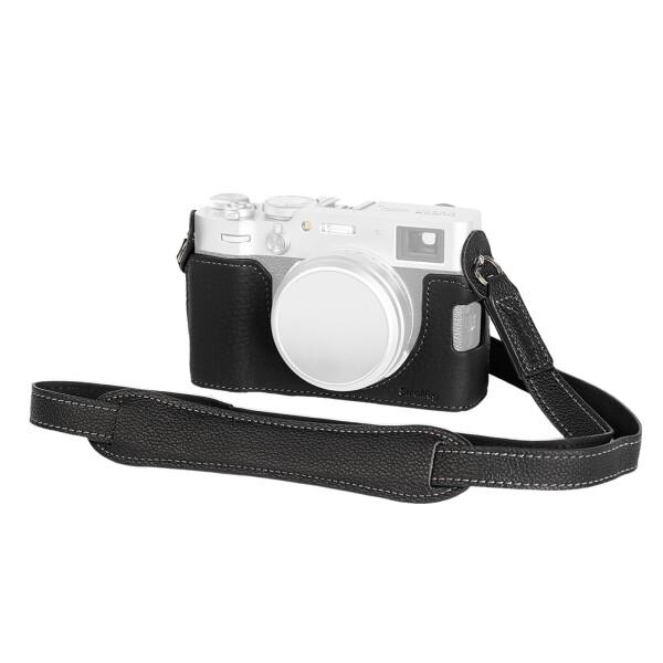 SmallRig 富士フイルムX100VI用 ハーフレザーケースセット カメラ用(ブラック) 4700