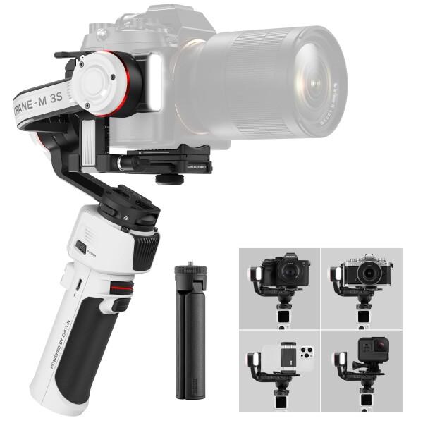 (公式旗艦店) ZHIYUN CRANE M3S 3軸ジンバル スタビライザー ミラーレスカメラ、Gopro、アクションカメラ、スマートフォン対応「一年保証」