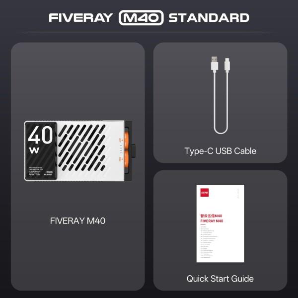 公式旗艦店) ZHIYUN FIVERAY M40 40W ビデオライト LED 撮影