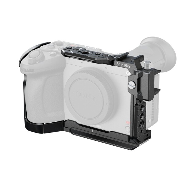 SmallRig Sony対応 FX2用カメラケージ HawkLockクイックリリースFX2ケージ トッププレート付き HDMI用ケーブルクランプ 複数の取り付けポイント 純正XLRトップハンドル対応 5587
