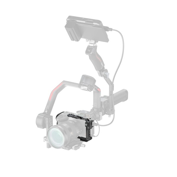 SmallRig Sony対応 FX2用カメラケージ HawkLockクイックリリースFX2ケージ トッププレート付き HDMI用ケーブルクランプ 複数の取り付けポイント 純正XLRトップハンドル対応 5587_8