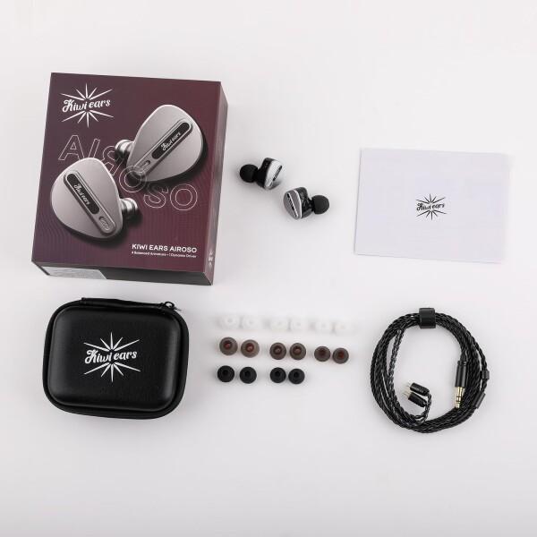 Linsoul Kiwi Ears Airosoハイブリット型ハイエンドHiFiステレオ有線インナーイヤーイヤフォン 3.5mmジャック HIFI音質 重低音 ノイズキャンセリング ステレオイヤホン 有線イヤホン 快適な装着_1