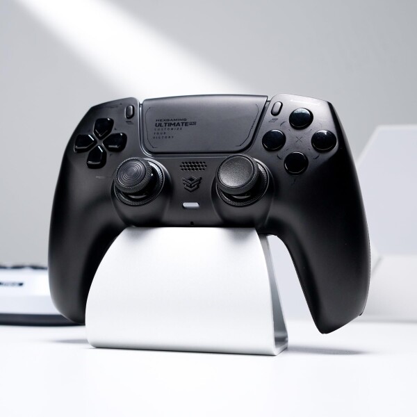 HEXGAMING ULTIMATE PRO ゲーミングコントローラー PS5/PC/モバイル対応、Hall Effectバージョン ? 割り当て可能な背面ボタン4個、カスタムプロファイル6種類、調整可能なトリガー、交換可能なサ_1