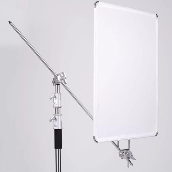 YUOCU 撮影用リフレクター フラッグパネル 75×90cm スタジオ照明 ディフューザー付き 5-in-1 レフ板（金/銀/白/黒/半透明） ステンレス製 撮影機材 折りたたみ式 ポートレート 商品撮影 屋外_2