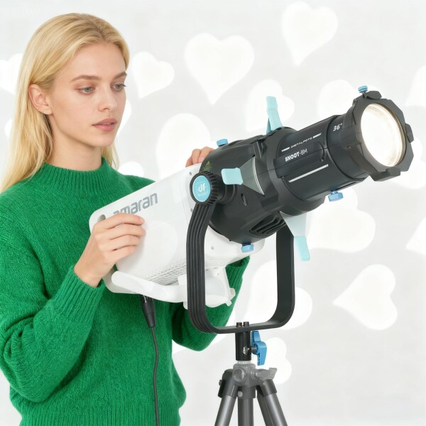 DF DIGITALFOTO スポットライトスヌート 4色フィルター 25ゴボ 円錐形スヌートキット レンズ アタッチメント用 Bowens ボーエンズ マウントLEDライト用 Aputure、Nanlite、Godoxなどに対応 レンズブ
