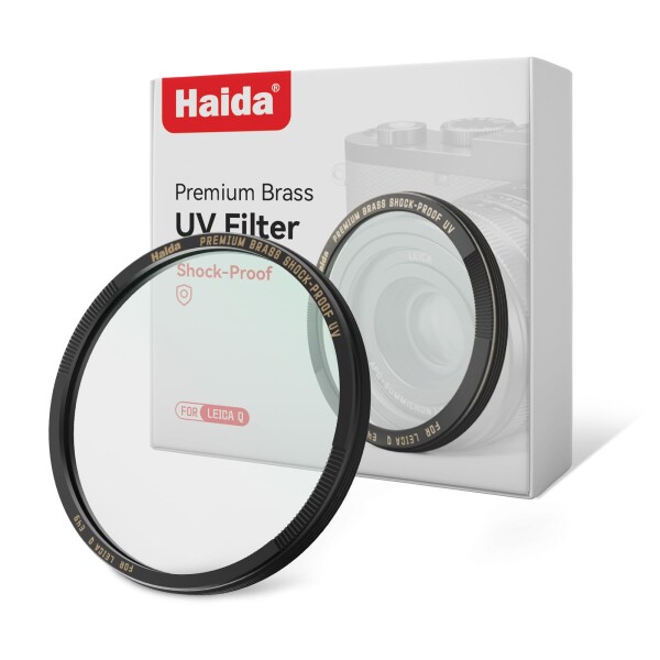 Haida 49mm Premium Brass Shock-Proof UV Filter for LEICA Q