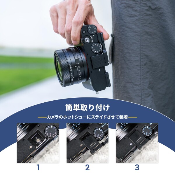 JJC Sony用 RX1R III 専用折りたたみ式 サムグリップ サムレスト ソニー RX1R III DSC- RX1RM3 Cyber-shot RX1RIII カメラ 専用 TG-2互換 ダイヤルやボタンの操作に影響なし 装着簡単 カメラホールド感を_6