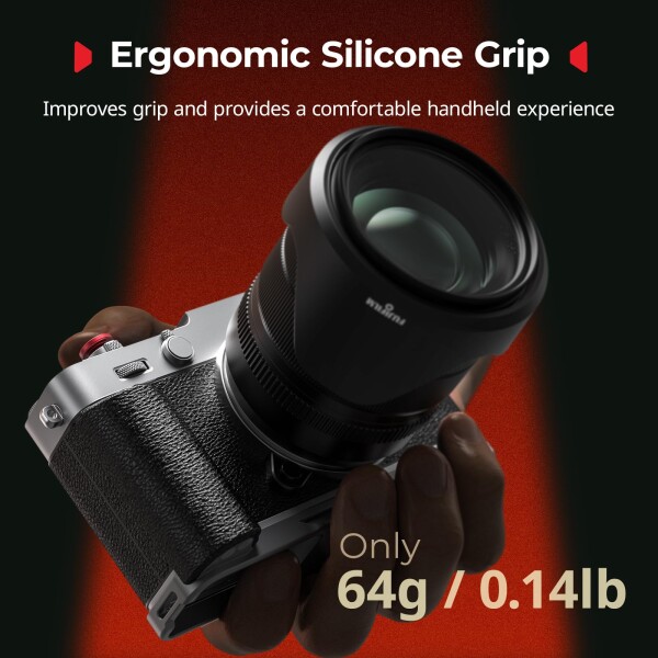 SmallRig X-E5用 L字グリップ FUJIFILM対応 カメラ用 Arca対応クイックリリースプレート内蔵 1/4インチ-20穴 軽量エルゴノミックシリコンハンドグリップ シャッターボタン付き (シルバー) 5447_3