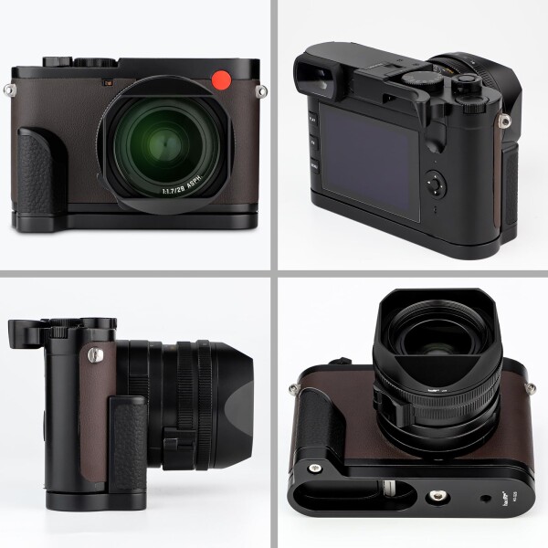Haoge HG-Q2B カメラグリップ カメラハンドグリップ Camera Handgrip カメラホルダー ホルダークリップ for ライカ Leica Q2_4