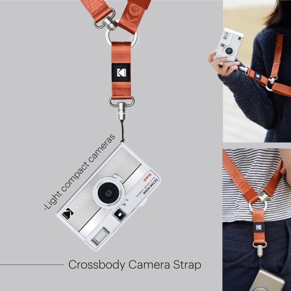(KODAK) Multi-Purpose Camera Strap多目的カメラストラップ (パープル) - クイックリリース 軽量で耐久性のある金属製スイベル 使いやすい 長さ調節可 一眼レフカメラ コンパクトカメラ スマート_7