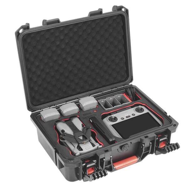 DJI Mini 5 Pro/Lito X1 用 納める入れもの 雨合羽 ハードケース・キャリングケース DJI RC 2/RC-N3 変速機機 納める入れもの Mini 5 Pro 付属品全面防御すること型 防塵 耐衝撃性 耐傷性
