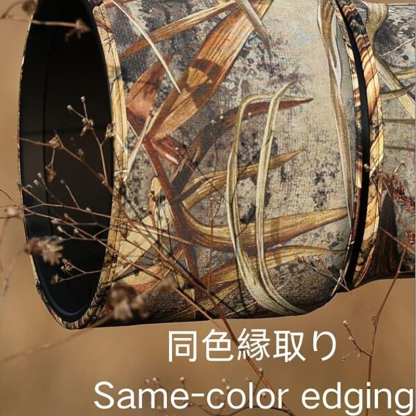 ZZQ&CCF レンズ 防水素材 レンズプロテクター for シグマ 300-600mm F4 DG OS SPORTS対応 望遠レンズ迷彩プロテクター ダブルレイヤー構造布料レンズプロテクション(大樹迷彩)_3