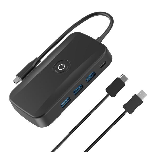 eppfun ワイヤレスHDMI USB-C 無線 送受信機セット 30m 低遅延 無線転送 映像音声同期出力 PCノートパソコン/テレビ/プロジェクター用