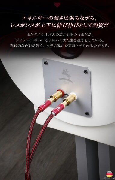 JIB スピーカーケーブル 1.5M (オスーオス) コンバーチブル Yラグとバナナプラグ 八個ずつ 銅金メッキコネクター アンプ/オーディオシステムなど適用_3