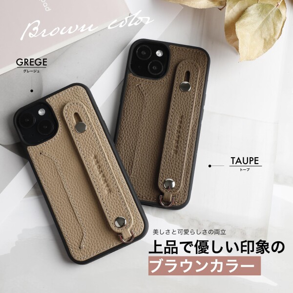 HANATORA for iPhone 16Plus ケース 本革 耐衝撃 背面ベルト ストラップリング スマホケース スマホ スタンド機能 ネックストラップ 付き カードポケット シュリンクレザー ギフト ネイビー CGHGZ_6