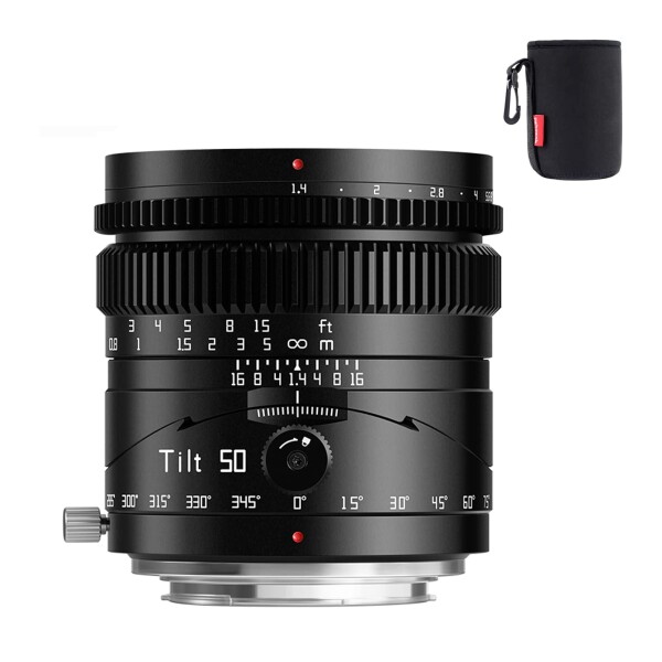 TTArtisan 50mm F1.4 ティルトレンズ フルフレーム (RFマウント)