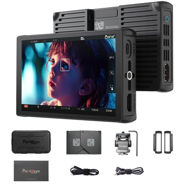 Portkeys LH5C カメラモニター 5.4インチ 800nit 4K HDMI入力 3D LUT 波形フォーカスピーキング カメラコントロールフィールドモニター FX3//FX30/A6700/A7S III/A7M IV、R5/6/7/8、GH6/BGH1/S5M2用_9