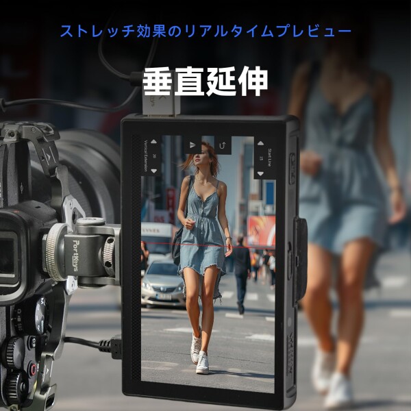 Portkeys LH5C カメラモニター 5.4インチ 800nit 4K HDMI入力 3D LUT 波形フォーカスピーキング カメラコントロールフィールドモニター FX3//FX30/A6700/A7S III/A7M IV、R5/6/7/8、GH6/BGH1/S5M2用_2