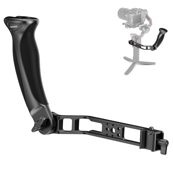 NEEWER BASICS スリングハンドルグリップ コンパチブル Ronin RS4 Mini RS4 RS4 Pro RS3 Mini RS 3 Pro RS 2 RSC 2 ジンバル用 調節可能 低角度撮影用 アングルショット アクセサリー拡張 CA143