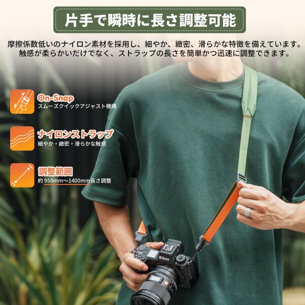 ウランジ) Falcam カメラストラップ ショルダーストラップ Maglink