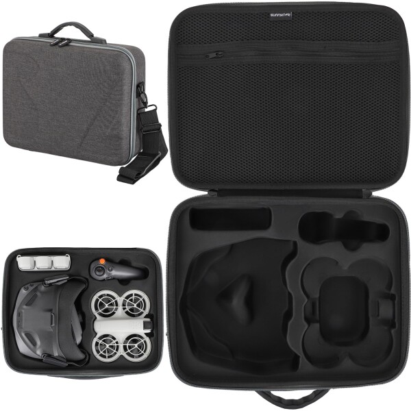 Taoricup DJI Neo Motion Fly More 相応う 防御すること入れもの 納めるボックス席 持ちはこび入れもの 肩先ハンドバック 3インチ1納める仕かける DJI Neo/Goggles N3/RC Motion 3 相応う 耐衝撃雨合羽腹積もり ショルダーバッグ付き添い人