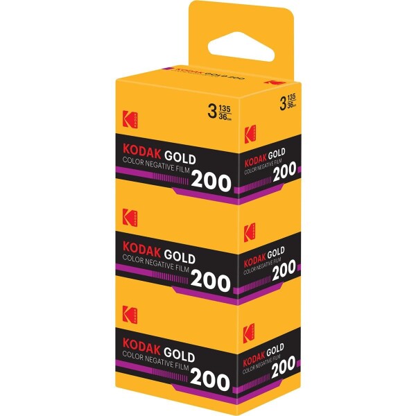 Kodak カラーネガフィルム GOLD 200 35mm 36枚撮 3本パック 7518327