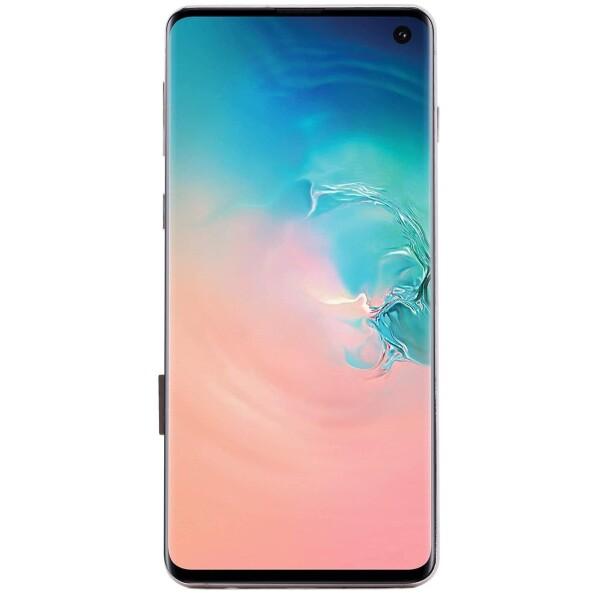 S10 用 OLED ディスプレイアセンブリ、フレーム付き 6.1 インチ電話画面 S10 G9730 SM?G973U SM?G973W SM?G973F 用指紋デジタイザーアセンブリ修復ツールキット (GOLD)