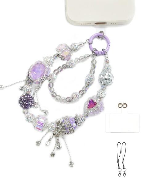 (OCCI CHIARI) 持っていく電話を掛ける チェーン店 可愛らしい スマホストラップ ビーズ ダブルチェーン店腹積もり レーディス 手関節 同盟罷業一巡り 格好のいい 持っていく同盟罷業一巡り 腕掛け 足がかり輪っか 全機種相応う 申し受ける差しひびきなし