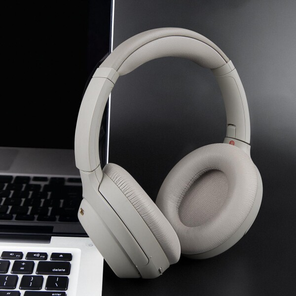 SOULWIT イヤーパッド + ヘッドバンド セット Sony WH-1000XM4 (WH1000XM4) Over-Ear 用 ヘッドセット 交換 キット ヘッドホン 替え パッド 劣化防止 クッション DIY ヘッドストラップパッド 修理 部品 (_2