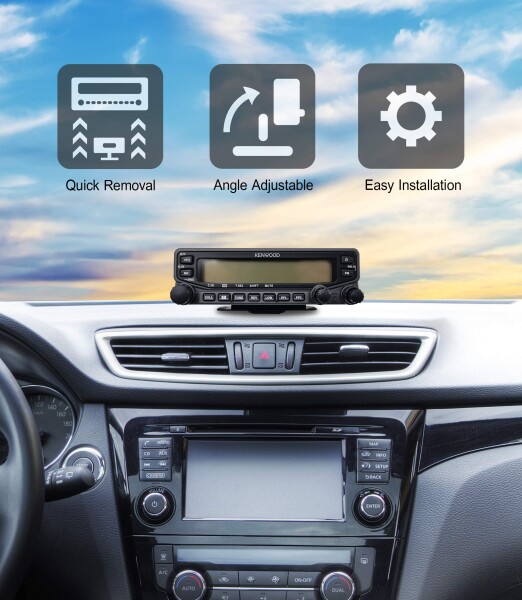 KENWOOD TM-V71（E/A）対応 クイックリリース式 リモートマウントキット フロントセパレーションケーブル付属 GABIL RADIO_1