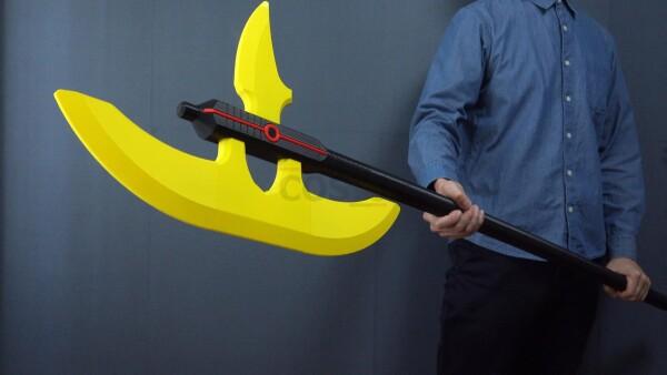 コスジェイ コスプレ用 双月 斧 武器 ワールドトリガー 小南桐絵 分割式_7