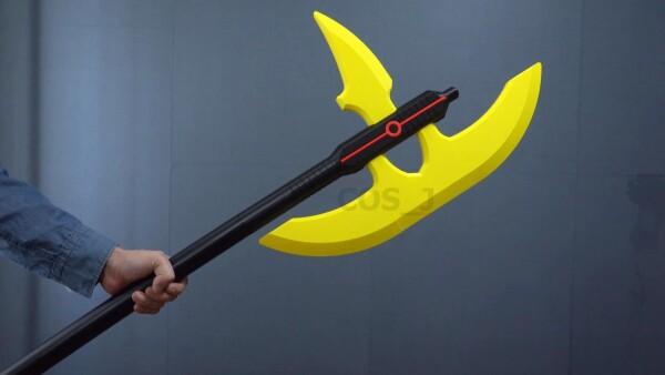 コスジェイ コスプレ用 双月 斧 武器 ワールドトリガー 小南桐絵 分割式_8