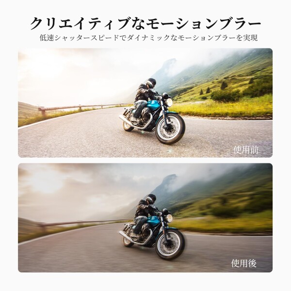 NEEWER NDフィルター 2枚入り ND32レンズフィルターセット コンパチブル X5 減光フィルター 5ストップ ねじ込み式 自動検出 マルチコート光学ガラス アクションカメラアクセサリー_4