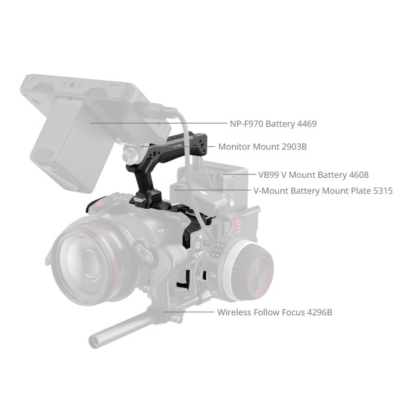 SmallRig C50用ケージキット トップハンドル付き Canonに対応 5809_4