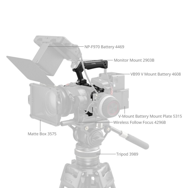 SmallRig C50用ケージキット トップハンドル付き Canonに対応 5809_5