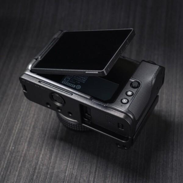 Iborrys 高級レトロ実木 カメラグリップ 、対応 Nikon ニコン ZR カメラ 、 専用 L型クイックリリース プレート 職人手作り プレミアム天然 木製ハンドル (クルミ黒板)_1