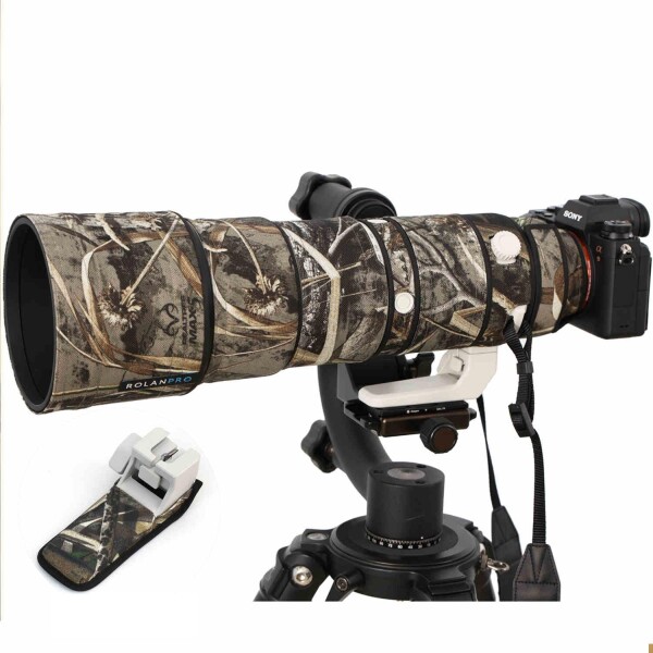 Rolanpro レンズコート ソニー FE 200-600mm F5.6-6.3 G OSS対応 専用レンズ炮衣 レンズ保護カバー3 層素材（防汚繊維/防水層/緩衝 PU）滑り止め対応撮影操作優先（ズーム/フォーカス環円滑回転） 14,438円