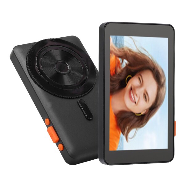 磁気式電話Vlog自撮りモニター画面、4.02インチ1080Pワイヤレス録画磁気式電話ホルダークリップマウント、VlogライブストリームTikTok Android用バックカメラモニター