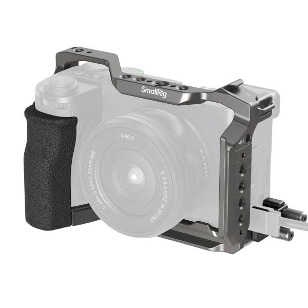 SmallRig Hawklock クイックリリースケージキットAlpha 6700用 複数のマウントインターフェースとArca-Swissプレート用内蔵クイックリリースプレート、NATOレール、HDMI用ケーブルクランプ付き - 50