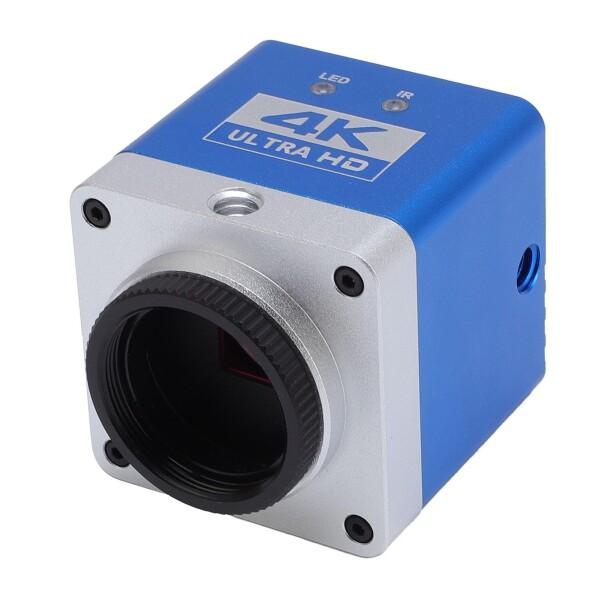 デジタル顕微鏡カメラ、4K HD電子産業顕微鏡カメラ、8.3MP 1/1.8インチCMOSセンサー、4Xデジタルズーム、HDディスプレイインターフェイス、USB出力を備えたカメラ