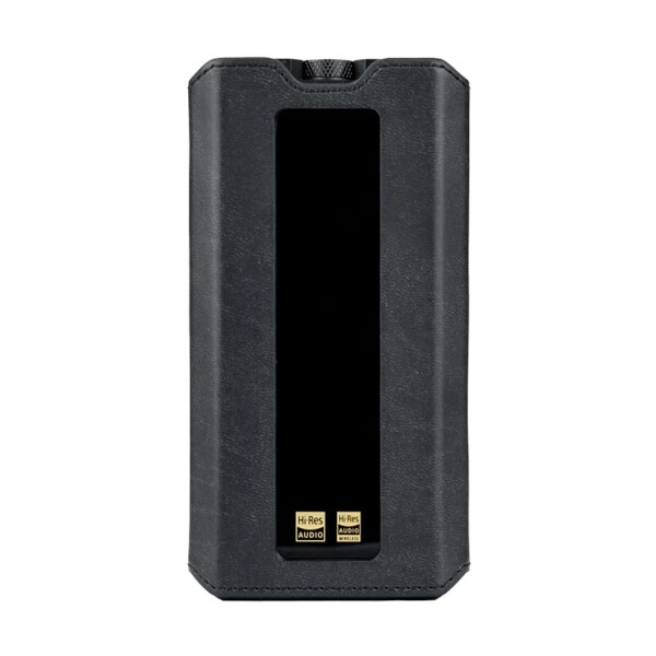 FiiO Q15用MITER CASE ハンドメイドマイター人工PUレザーカバー Q15ブラック