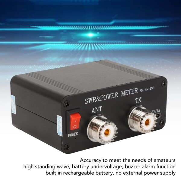 SWR &amp; パワーメーター、SWR-130 0.5?120W 定在波メーター デジタル表示 1.8?50MHz FM AM CW SSB モード 短波パワーメーター_3